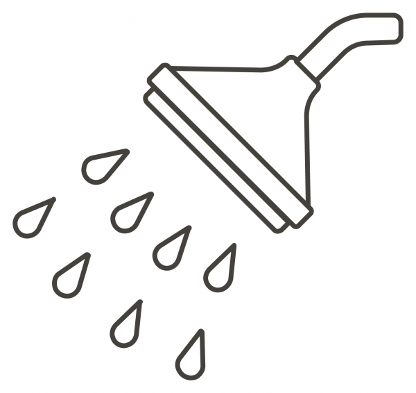 Shower coloring page image