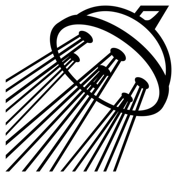 Shower Emoji coloring page image