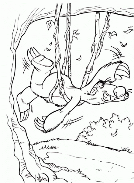 Sid  coloring page image