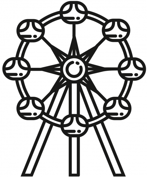 Singapore Flyer coloring page image