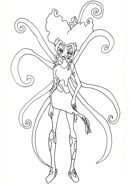 Sirenix Stormy coloring page image