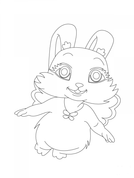 Skeezite coloring page image