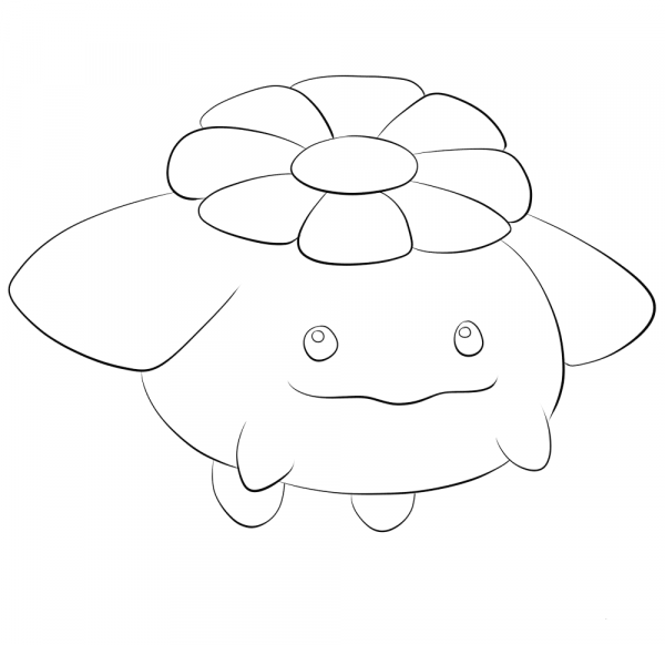 Skiploom coloring page image