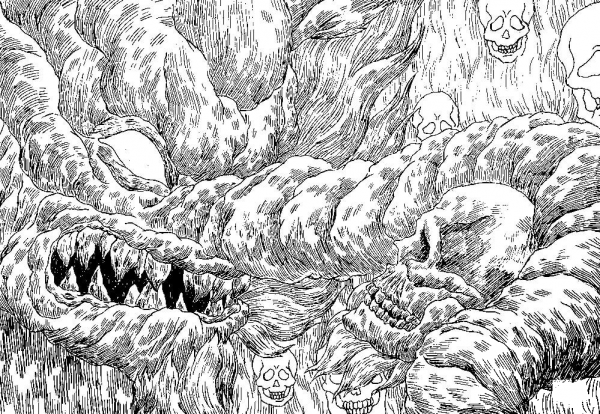 Skulls in the Hell coloring page image
