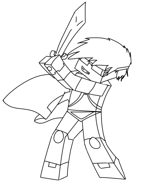 SkyDoesMinecraft coloring page image