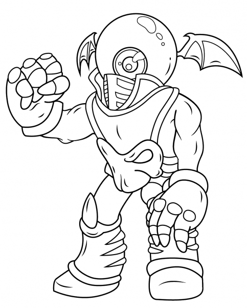 Skylanders Giants Eye Brawl coloring page image