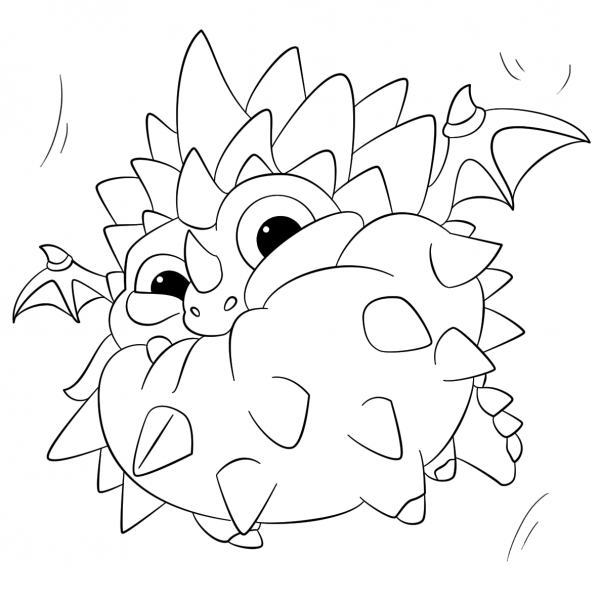 Skylanders Swap Force Pop Thorn coloring page image