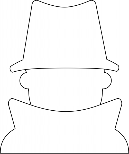 Sleuth Spy Emoji coloring page image