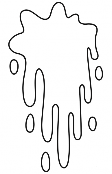 Slime coloring page image
