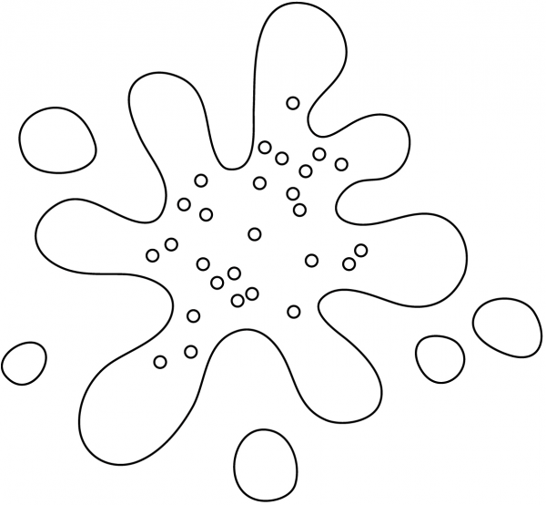 Slime coloring page image