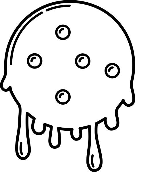 Slime coloring page image