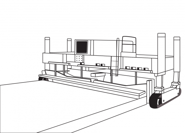 Slipform Paver coloring page image