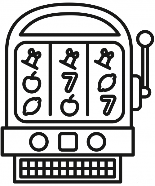 Slot Machine coloring page image