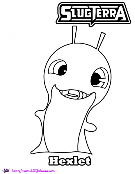 Slugterra Hexlet coloring page image