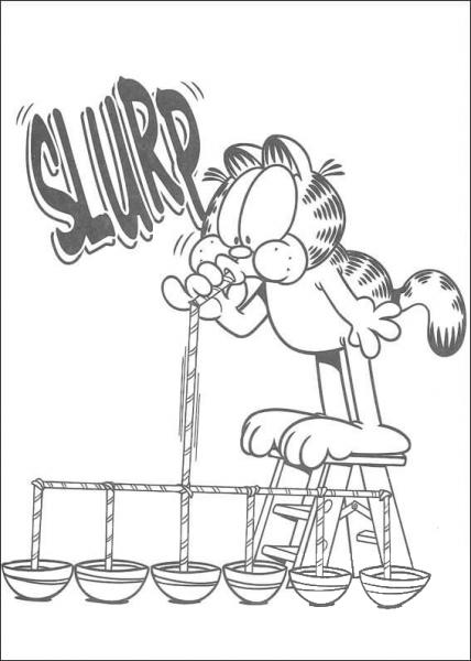 Slurp coloring page image