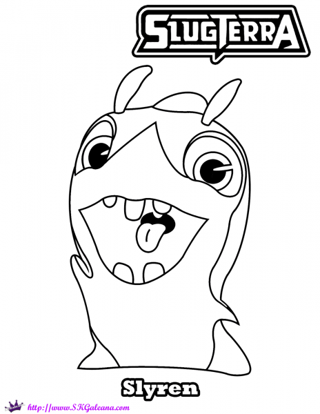Slyren coloring page image