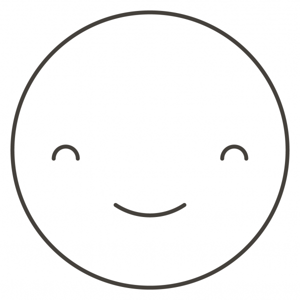Smiling Face with Smiling Eyes coloring page image