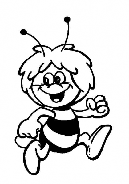 Smiling Maya  coloring page image