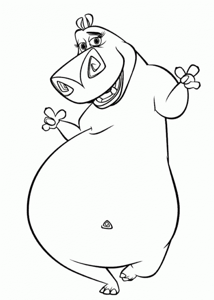 Smily Gloria  coloring page image