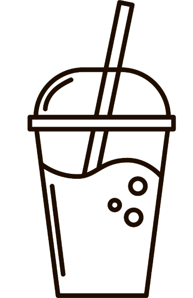 Smoothie coloring page image