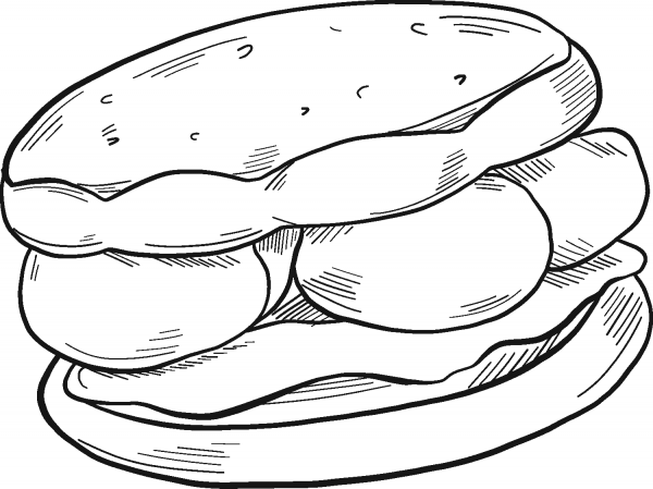 Smore coloring page image