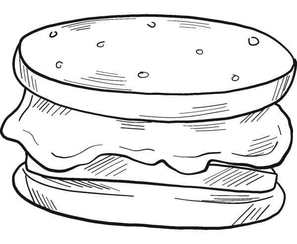 Smore coloring page image
