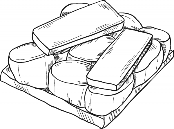Smore coloring page image