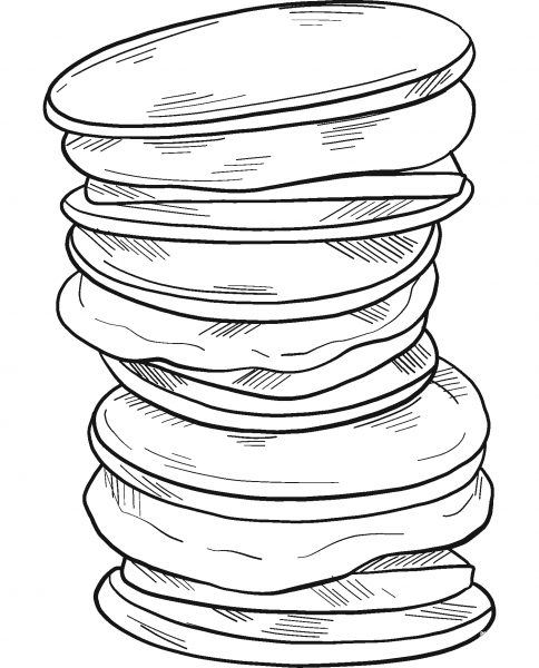 Smore coloring page image