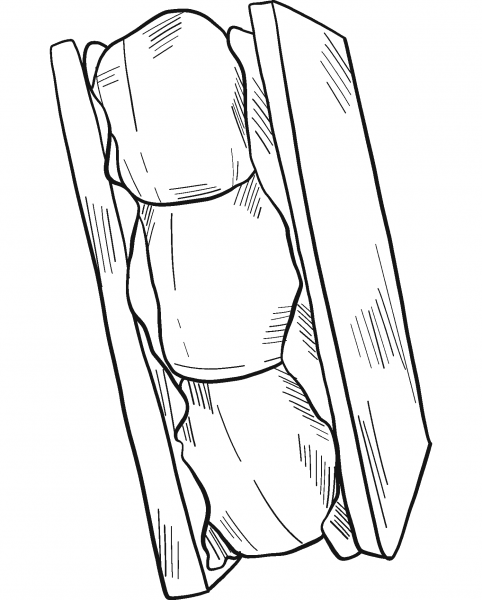 Smore coloring page image