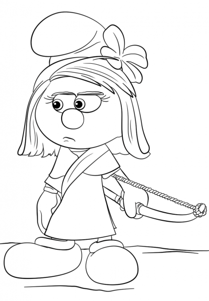 Smurfstorm from Smurfs: the Lost Village coloring page image