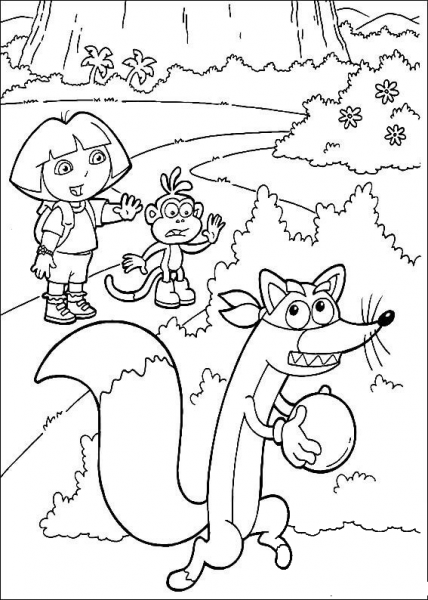 Sniper Steals The Ball  coloring page image