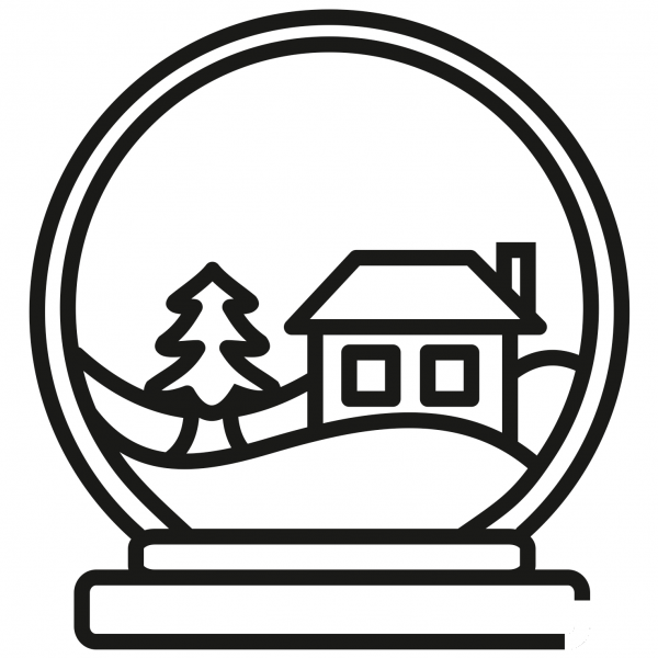 Snow Globe coloring page image