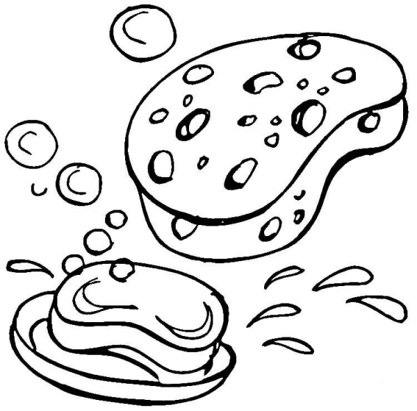 Soap Bubbles  coloring page image