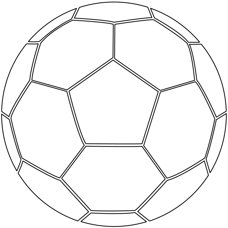 Soccer Ball coloring page - ColouringPages