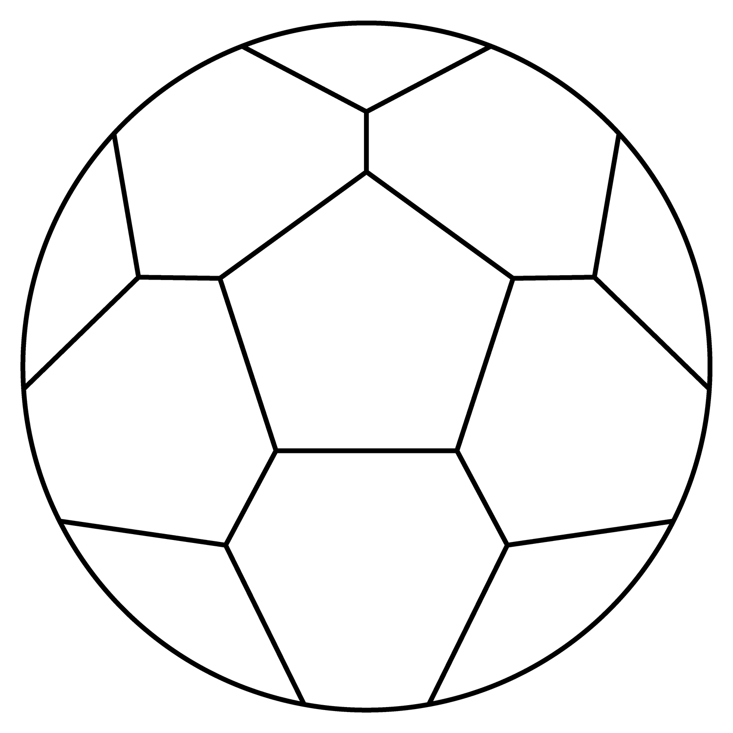 Soccer Ball Emoji coloring page - ColouringPages