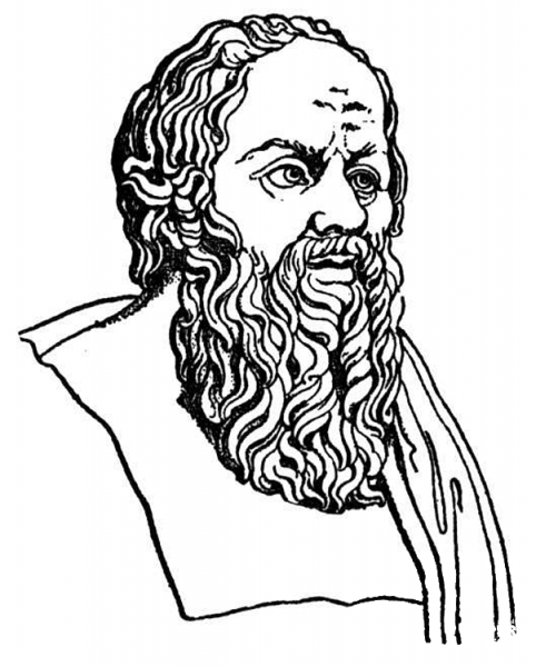 Socrates  coloring page image