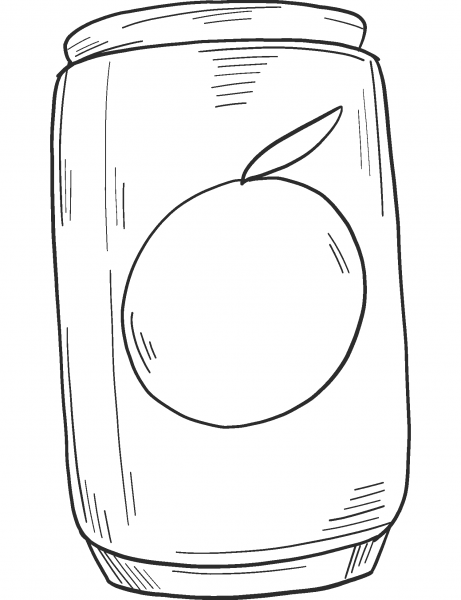 Soda Can coloring page image