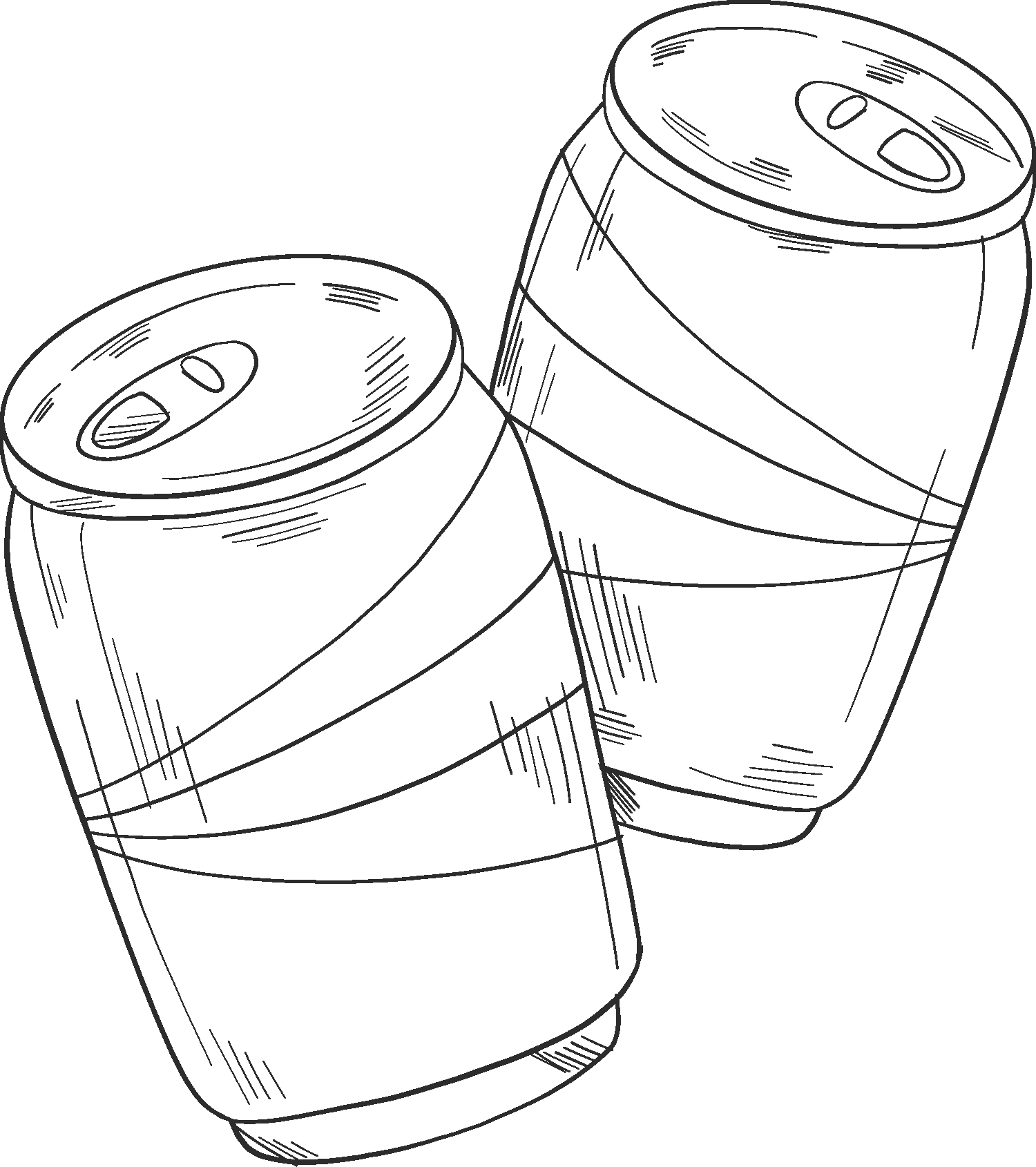 Soda Cans coloring page - ColouringPages
