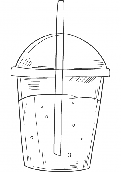 Soda coloring page image