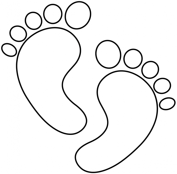 Soles of Feet coloring page image