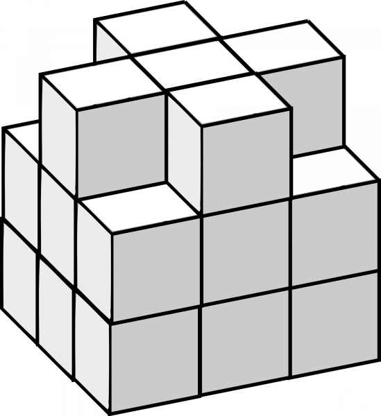 Soma Cubes coloring page image