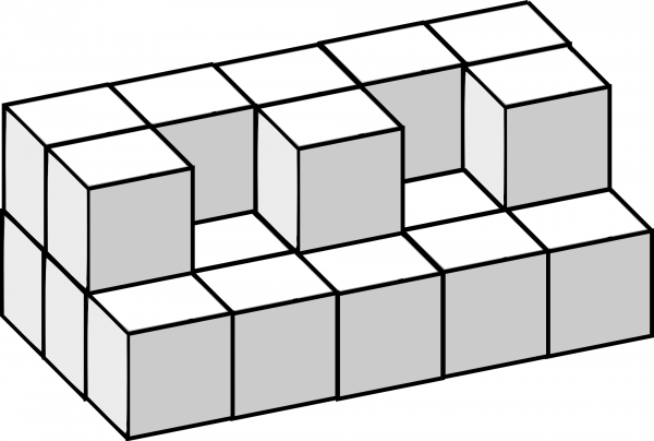 Soma Cubes coloring page image