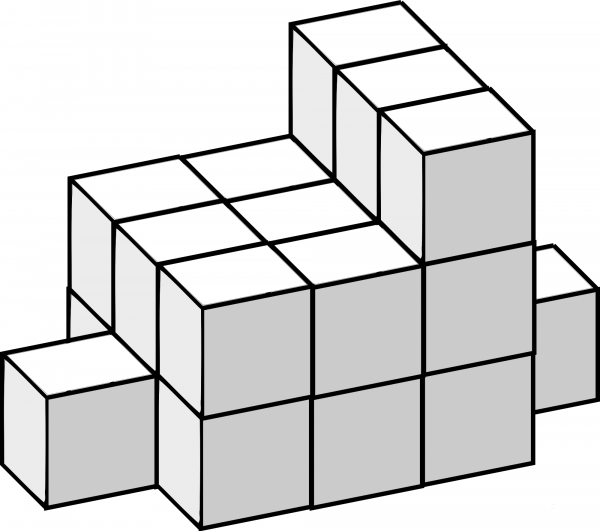 Soma Cubes coloring page image