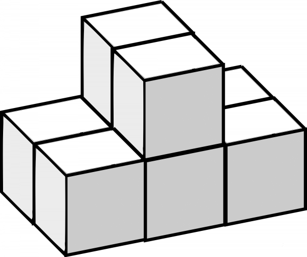 Soma Cubes coloring page image