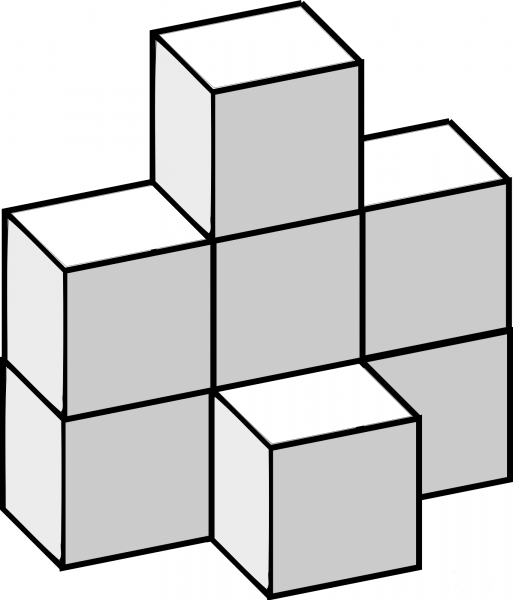 Soma Cubes coloring page image