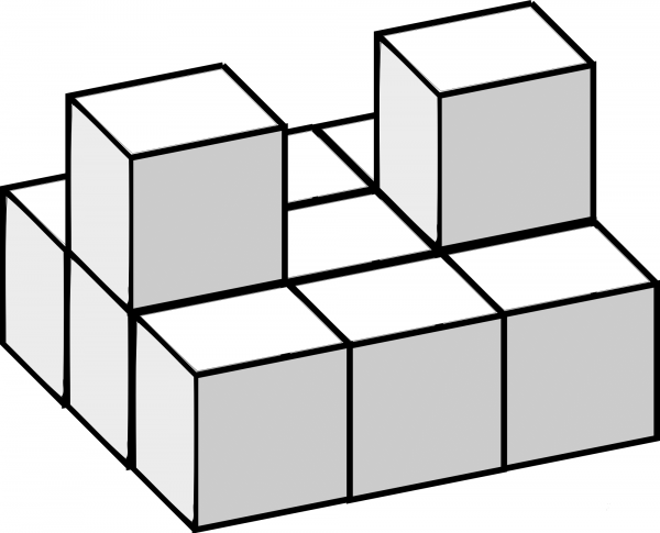 Soma Cubes coloring page image