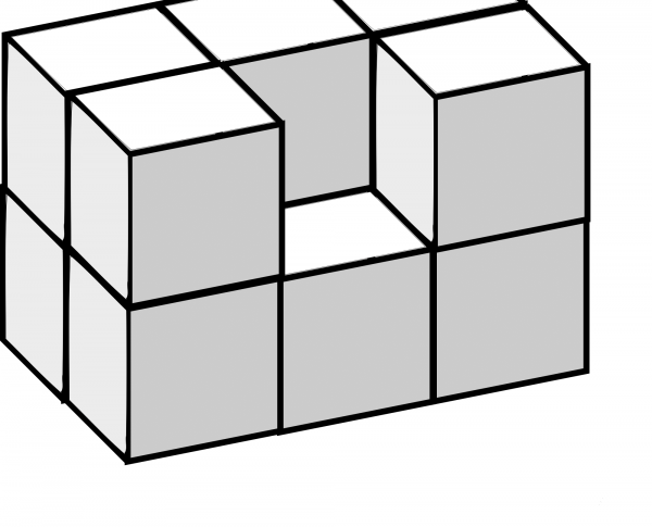 Soma Cubes coloring page image