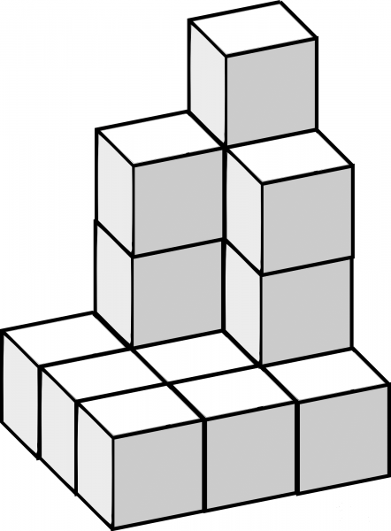 Soma Cubes coloring page image