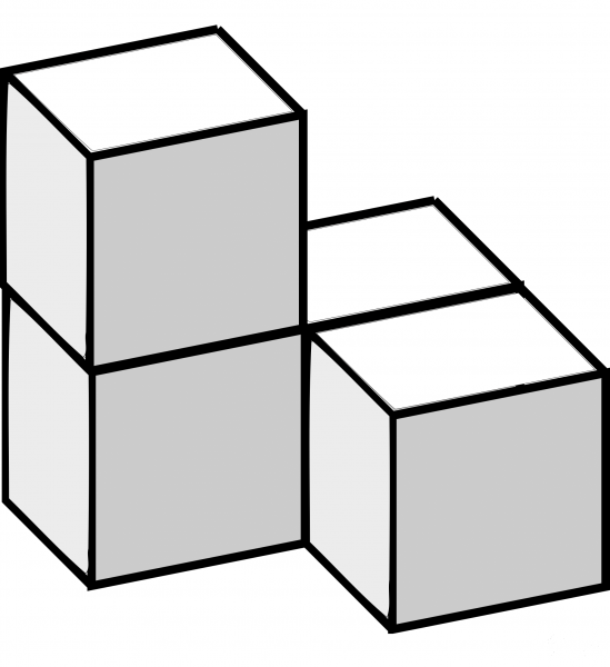 Soma Cubes coloring page image