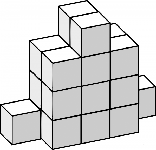 Soma Cubes coloring page image